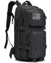 600D Tactical Backpack Outdoor Sport Waterproof Hiking Survival Bag Hunting Black Khaki